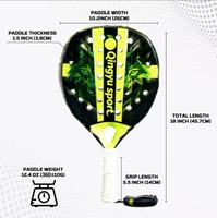 Raquette de padel Qingyu Sport Pala De Padel Genius édition limitée, panneau en fibre de carbone 3K-18K, certifiée 2026, originale