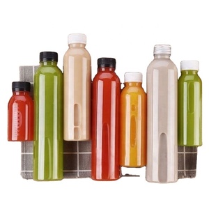 ขวดพลาสติกใสขนาด 300 มล. 500 มล. สำหรับน้ำผลไม้ นม ชา ใช้แล้วทิ้ง - Product Image 2