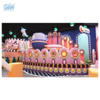 Conception personnalisée de terrain de jeux pour parc à thème pour enfants, aire de jeux intérieure en mousse, maison de jeux - Utilisation commerciale, construction en acier, ISO9001, jardin, école