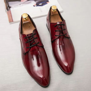 Zapatos Oxford de Cuero Genuino para Hombre, Estilo Italiano de Alta Gama, Hechos a Mano, para Boda, con Cierre Deslizante, Otoño, Ligeros, Bordados, Camuflaje - Product Image 5