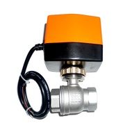Vanne à boisseau sphérique motorisée Winvall en acier inoxydable 304/316, actionnée par moteur 24 V CA, vanne électrique à 2 voies PN20