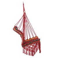 Hamac en toile de coton, haute qualité, intérieur, moderne, poids 330 lb, suspendu, macramé, balançoire