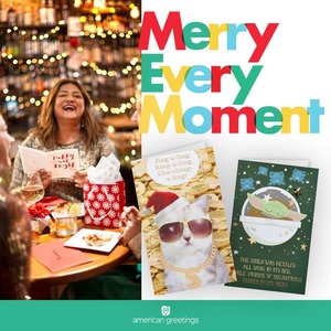 American greeting <b>gift</b> <b>box</b>, customizable in red, green, silver, and <b>gold</b> according to your needs - Product Image 6