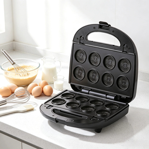 Macchina per Waffle Multifunzionale con <span class=keywords><strong>Piastre</strong></span> Rimovibili e Sostituibili, <span class=keywords><strong>Tostapane</strong></span> Elettrico per Colazione Domestica, Supporto OEM e ODM - Product Image 1