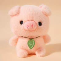 HECION Nouveau Compagnon de Bureau Jouets en Peluche Animaux Mignons du Zoo Panda Lapin Cochon Jouet en Peluche Doux Parfait pour Offrir en Cadeau et Collectionner
