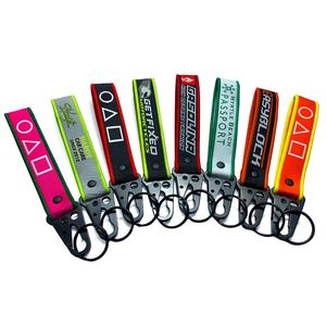 Polyester Webbing Lanyard Promotion Gift Chain <b>Custom</b> Logo Personalized 6-Color Woven Iron Carabiners <b>Key</b> - Product Image 2