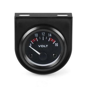 Universale 12 Volt 2 pollici 52mm Volt misuratore voltmetro <span class=keywords><strong>Auto</strong></span> <span class=keywords><strong>Auto</strong></span> misura <span class=keywords><strong>Auto</strong></span> LED quadrante luce nera gamma misura 8-16V - Product Image 3