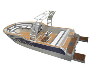 Nuovo Design 700 560 Barca da Pesca d'Altura in Alluminio Saldato con Scafo a V Profondo, Yacht di Lusso Fuoribordo da 23ft 18ft - Product Image 2