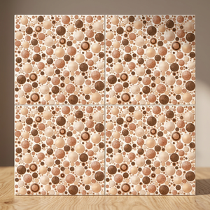 Vente en gros Production indienne Céramique 40x40cm Carreaux de sol numériques brillants 400x400mm Carreaux muraux numériques lumineux de haute qualité - Product Image 5