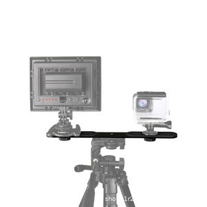 Support de poteau horizontal long pour flash double tête, microphone, support double caméra, éclairage vidéo et diffusion en direct - Product Image 5