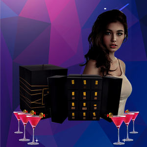 Ourwarm — bouteilles miniatures pour cadeaux <span class=keywords><strong>de</strong></span> noë<span class=keywords><strong>l</strong></span>, en carton magnétique personnalisé, motifs marbre, bière et whisky, accès à distance, <span class=keywords><strong>calendrier</strong></span>, boîte à <span class=keywords><strong>vin</strong></span> - Product Image 6