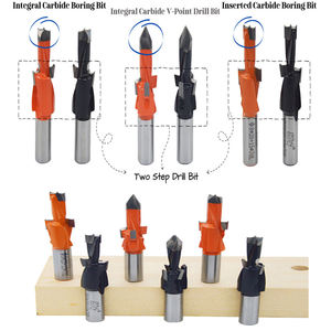 Countersink Through Hole <b>Drill</b> <b>Bits</b> Integral Insert Carbide Tip Deep Hole Precision <b>Drill</b> Tools for Woodworking Size Custom - Product Image 4