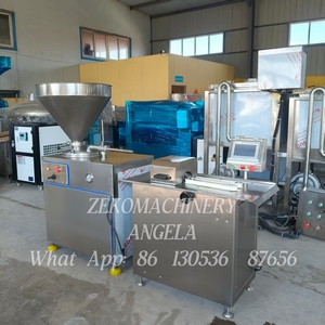 Máquina Hidráulica de Llenado y Atado de Salchichas de Acero Inoxidable 304 para la Producción de Chorizo Argentino y Brasileño - Product Image 2