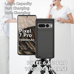 <span class=keywords><strong>Custodia</strong></span> <span class=keywords><strong>Power</strong></span> <span class=keywords><strong>Bank</strong></span> Portatile in Silicone Liquido da 10000mAh per Google Pixel 6 8 PRO, Cover Caricabatterie per Telefono Cellulare - Product Image 3