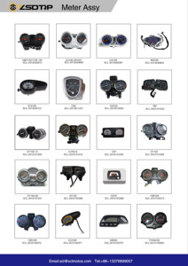 Zsdtrp Phụ Tùng Xe Máy Xe Máy Meter Assy Thế Hệ Thứ 4 Phù Hợp Cho <span class=keywords><strong>Ax100</strong></span> Kỹ Thuật Số Đồng Hồ Tốc Độ - Product Image 5