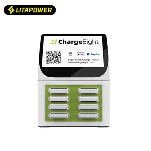 Shenzhen Fabricante OEM Mobile Phone Charging Vending Machine Carregador Portátil Power Bank Station Compartilhando sem bancos de energia