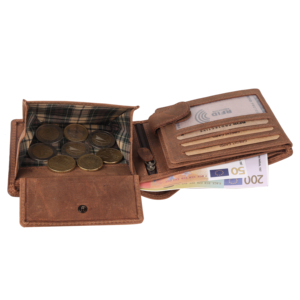 Best Quality Genuine Leather <b>Wallet</b> with Zipper Pocket <b>RFID</b> Shield Large Capacity for Cards and Cash Available For Sale - Product Image 1