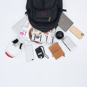 Remoid <b>Large</b> Capacity Canvas Back Pack <b>Large</b> Capacity Outdoor Travel Hiking <b>Backpack</b> Fashion Durable College Students <b>School</b> Bag - Product Image 5