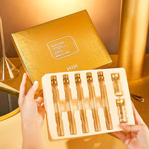 HIHロゴカスタムMOQ 1000ゴールドプロテインペプチドセット リフティング＆タイトニング しわ改善美容サロンセット フェイスセラム - Product Image 2