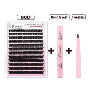 <span class=keywords><strong>Cils</strong></span> en grappe DIY doux Lavender Field 52D C Curl 9-14mm, violet mat floral, pour un week-end de spa relaxant et aromathérapie rêveuse - Product Image 1
