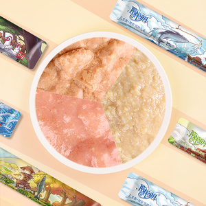 2023 superventas ODM/OEM Premium Nutrition Cat Therapy Stick comida húmeda crema líquida Snack múltiples sabores para personalización - Product Image 3
