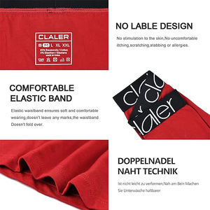 पुरुषों के लुभावनी सूती बॉक्सर शॉर्ट्स, स्पोर्ट्स अंडरवियर और पुरुषों के लिए आकस्मिक मुक्केबाजों - Product Image 4