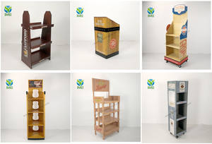 Espositore in legno a buon mercato pino frutta e verdura espositore per frutta e verdura vecchio supermercato espositore m07259 - Product Image 2