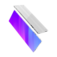 Mur vidéo LED incurvé ultra-mince P3.91 d'intérieur 4K 8K HDR10+ 600cd pour centre commercial, avec armoire en aluminium et garantie de 5 ans (vente en gros)
