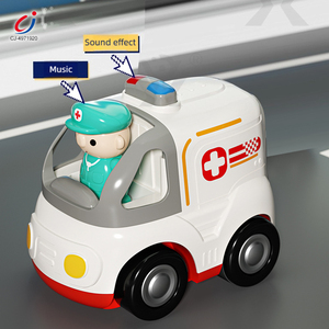 Chengji <span class=keywords><strong>รถ</strong></span>ตำรวจบังคับวิทยุ2.4G ของเล่นรถพยาบาลควบคุมระยะไกลทำจากการ์ตูน - Product Image 3