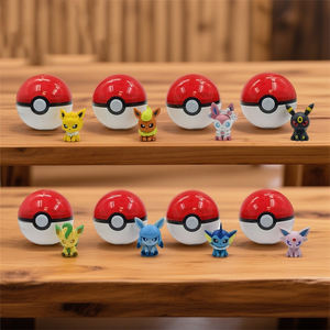 Figurines d'action en PVC de la série <span class=keywords><strong>Pokemon</strong></span> Little Adventures 2 Eevee Family Fairy Eevee, ensemble d'ornements de bureau pour la décoration - Product Image 2