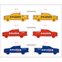 Tablettes d'aromathérapie à motif personnalisé Clips de désodorisant de voiture de conception Désodorisant de voiture en papier de haute qualité avec logo