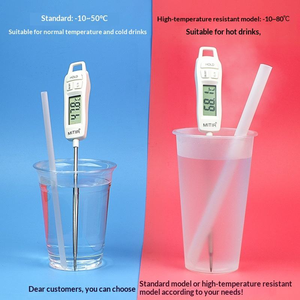Pointed Tip Design Pierce Sealing Film Easily Wholesale Drinking Straws Disposable PLA Straw for Drinks Bubble Tea - Product Image 3