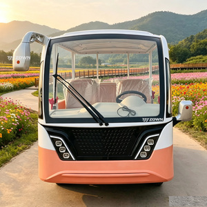 Bus électrique touristique à batterie lithium à charge rapide, temps de charge court, véhicule de tourisme pour le transport des visiteurs en heures de pointe - Product Image 1
