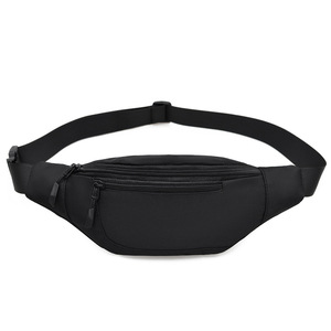 Wholesale Fashion Adjustable Belt Travel Sport Unisex Fanny Pack Waist Bag Custom Logo Acceptable <b>Hip</b> Bag For Men - Product Image 2