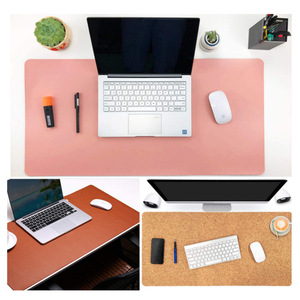 Customized eco-friendly cork and leather desk <b>mats</b>, <b>mouse</b> pads, <b>large</b> double-sided anti-slip <b>mats</b>, gaming <b>mats</b>, and writing - Product Image 1