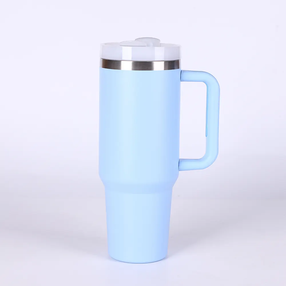 Hete Verkoop Dubbele Wand Roestvrijstalen Isolatie Thermos Waterfles 40 Oz Tuimelaars Met Handvat