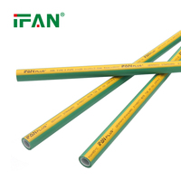 Tuyau PPR de couleur verte PN20 en matière première importée, personnalisable IFANPlus, pour plomberie en plastique