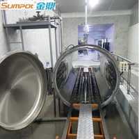 Équipement de Cuisson Automatique pour l'Industrie Alimentaire, Cuiseur Vapeur pour Fruits de Mer et Crabe