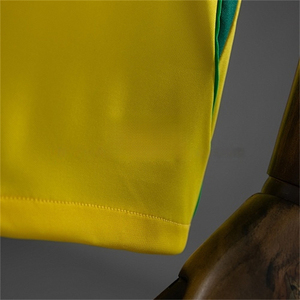 巴西2026主/客场足球球衣批发新款100%涤纶透气速干立领短袖足球服 - Product Image 5