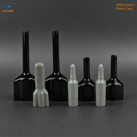 Capuchons d'extrémité en plastique personnalisés de haute qualité pour fourche de vélo, protection aérodynamique, pièces de vélo de route, moulage par injection OEM en caoutchouc en vrac