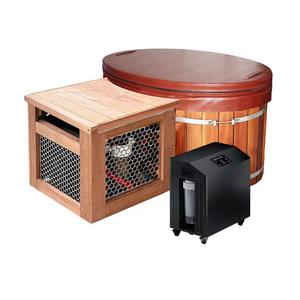 Bañera de Hielo de Madera de Alta Calidad 304, <span class=keywords><strong>Precio</strong></span> de Fábrica, Panel de Cedro Rojo con Cubierta Aislante Impermeable y Enfriador de Agua Fría - Product Image 1