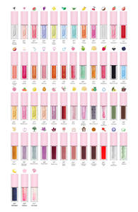 Brillo Labial Vegano con Logotipo Personalizado, Cosméticos, Maquillaje, <span class=keywords><strong>Flor</strong></span>, Orgánico, Brillante, Transparente, con Purpurina, Etiqueta Privada - Product Image 4