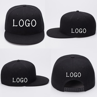 Gorras Snapback con Logo Impreso Personalizado Gorras de Béisbol de Visera Plana sin Diseño Sombrero con Bordado y Logo Personalizado