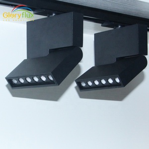 Hiện đại 30 Wát COB LED đèn theo dõi 6x2w xoay đường sắt gắn tuyến tính tại chỗ Giao hàng nhanh đen trắng nhôm đèn cho siêu thị - Product Image 4