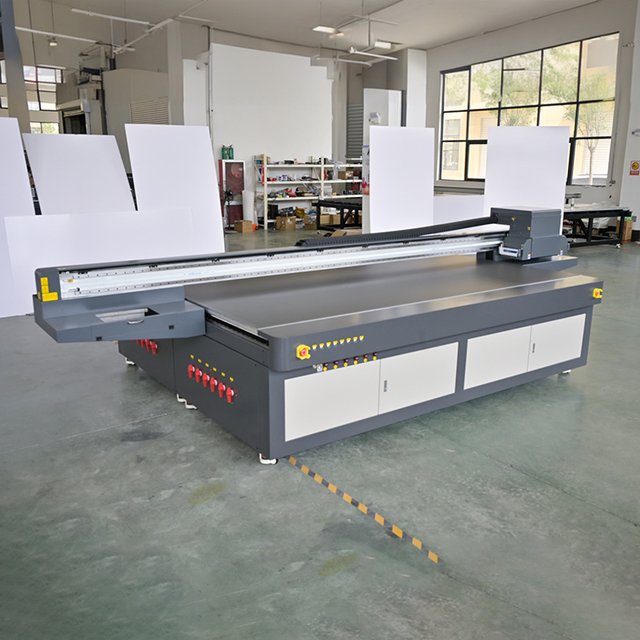 YDM 3325 Uv 3d Texture Led Printer Large Format with RICOH G5/g6 High Speed 3200mm Large Format Uv Printer