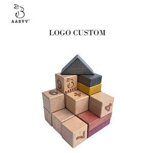 Blocchi Educativi VIVI Personalizzati, Giocattoli in <span class=keywords><strong>Legno</strong></span>, Giochi Montessori per l'Educazione Precoce - Product Image 3