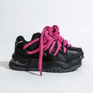 Women's Sporty Casual Walking <b>Shoes</b> Lace-Up Closure Breathable Lightweight Platform Autumn - Product Image 6