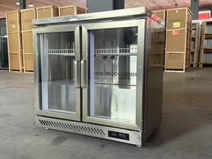 Commercial Supermarket Double <strong>Glass</strong> Door Refrigerator Vertical Coke Drink Beverage Cooler Display Fridge Showcase for <strong>Cocacola</strong> - Product Image 4