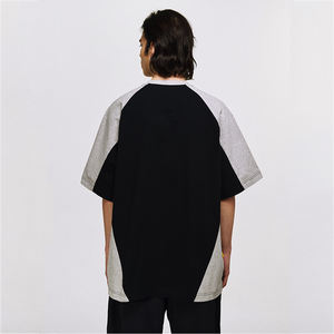 T-shirt pour homme de haute qualité, été, décontracté, coupe ample, design surdimensionné, manches courtes épaisses, lettres imprimées épaisses, 100% coton - Product Image 5
