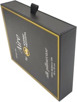 Boîte d'emballage en carton rigide recyclable personnalisable HONGCAI avec fermeture magnétique, logo personnalisé, laminage mat